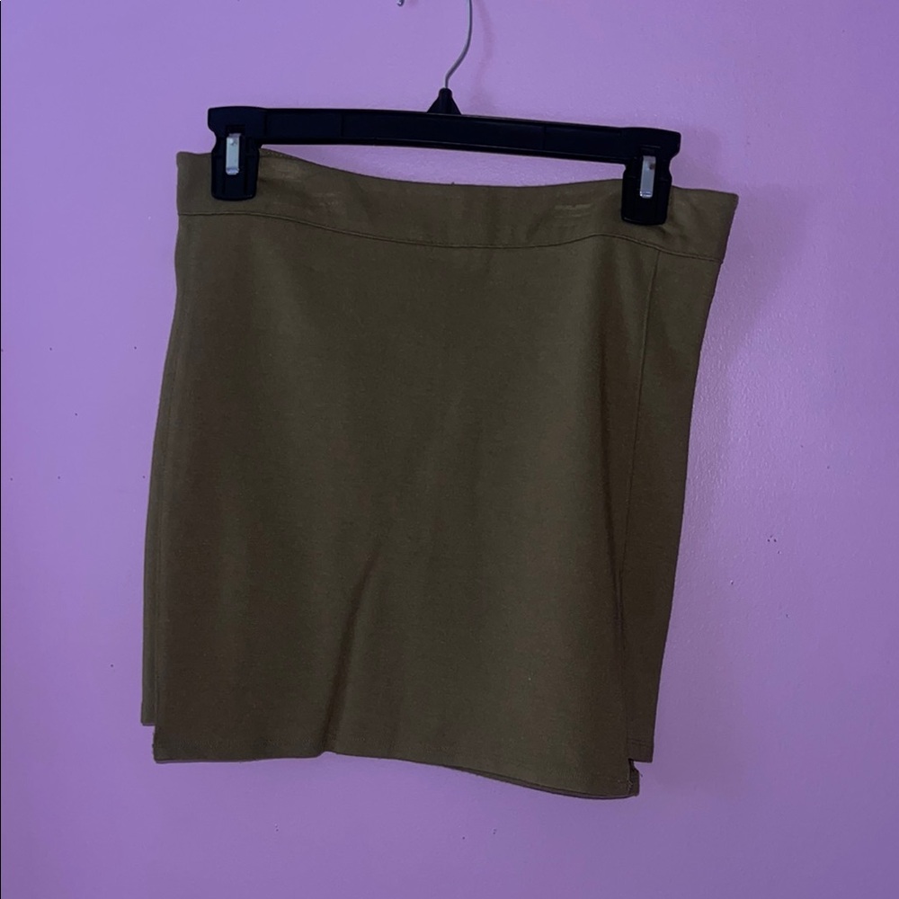 Classic Olive Green Women's Skirt